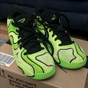 Jordan Kids' Neon Green Sneakers